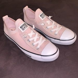 pink knit converse